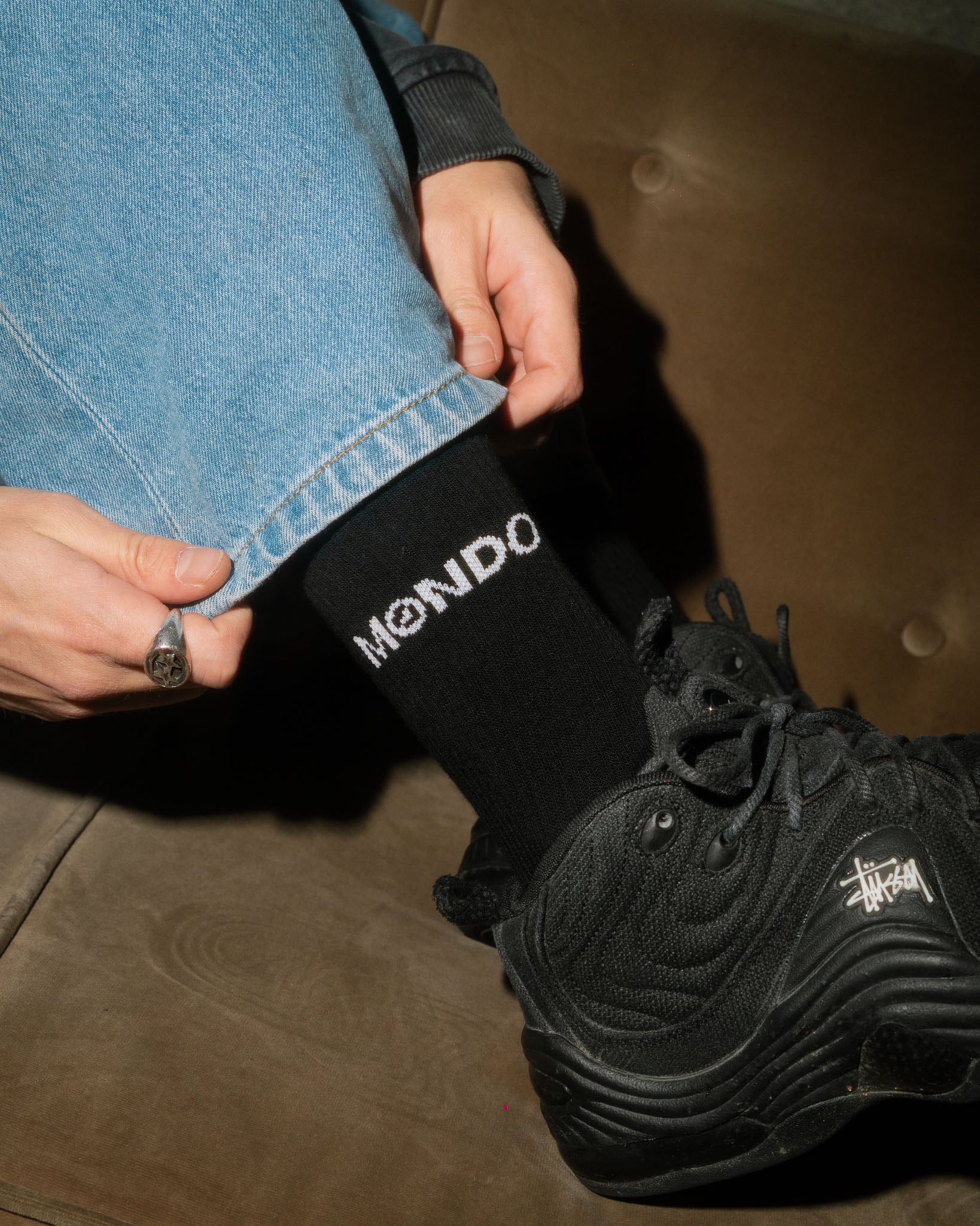MONDO DISKO SOCKS BLACK