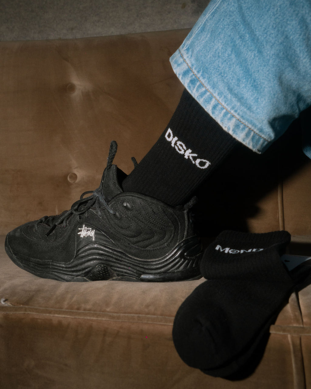 MONDO DISKO SOCKS BLACK